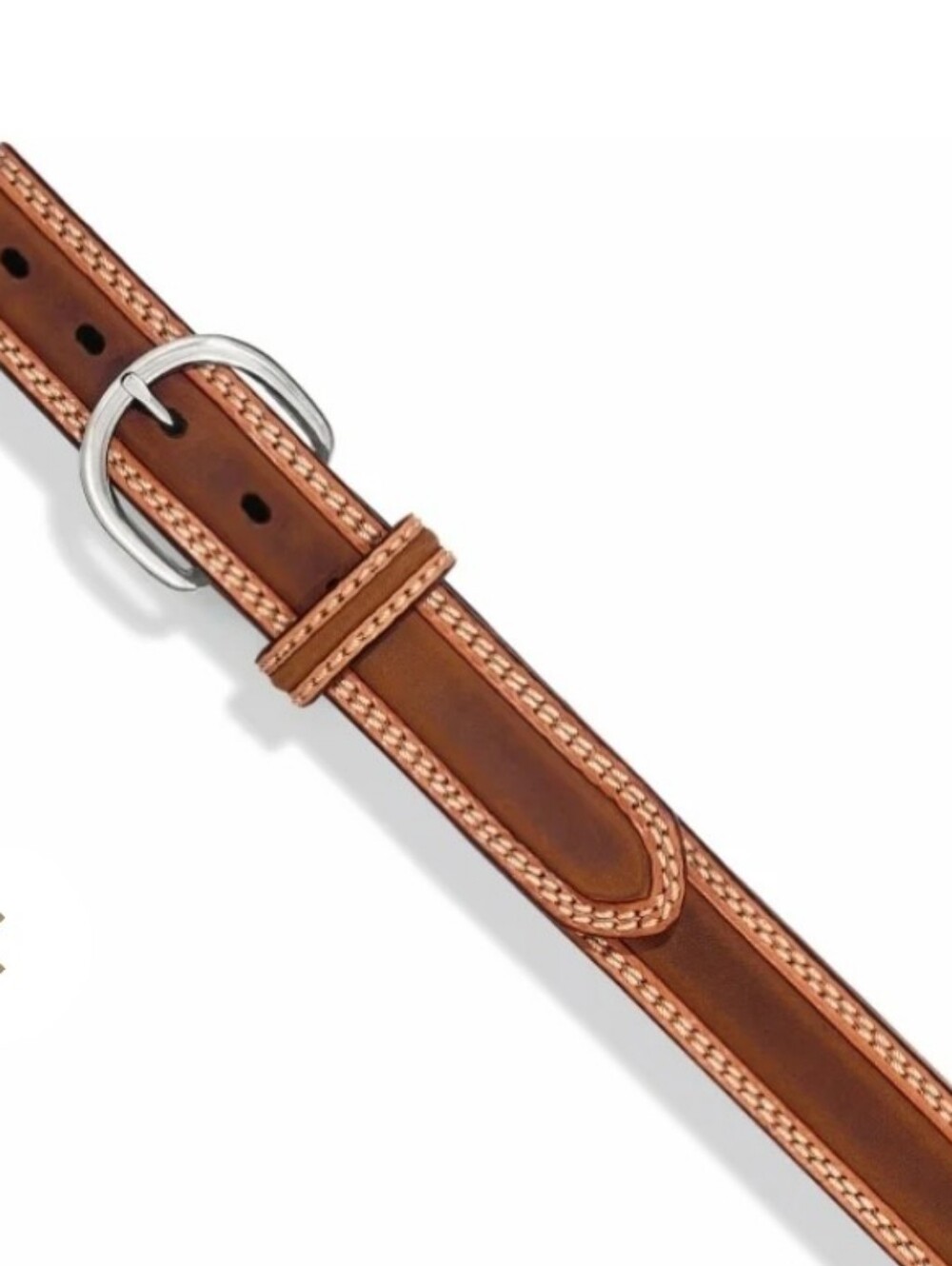 Tony Lama Double Stitch Stockman Western Belt 34"